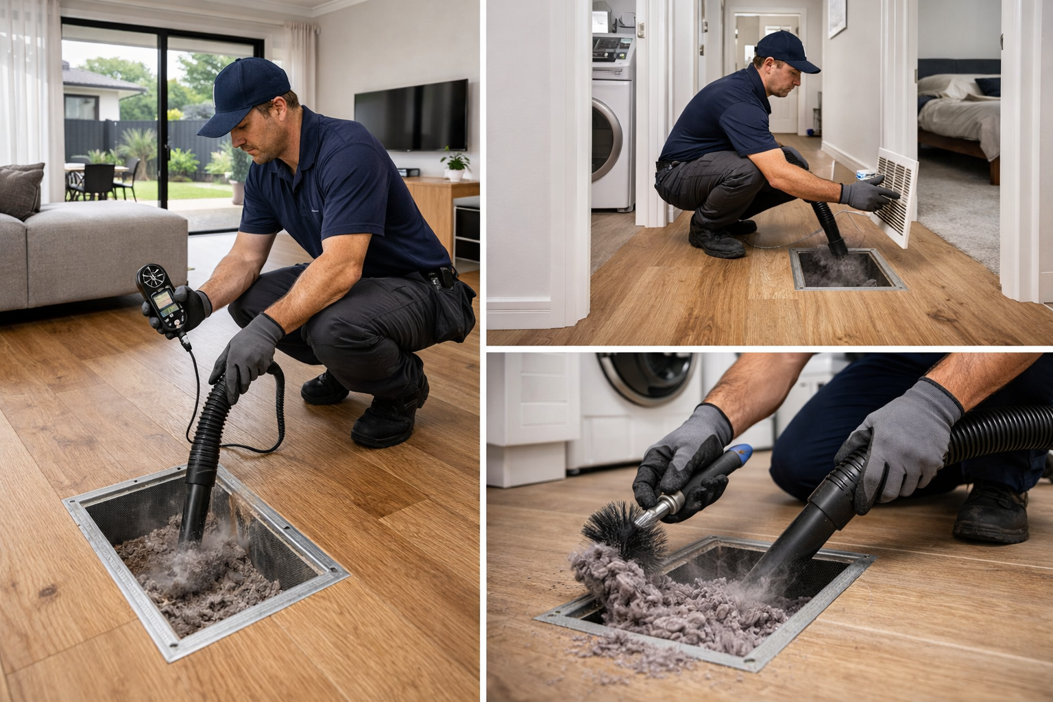 Ducted heating and cooling system cleaning Melbourne